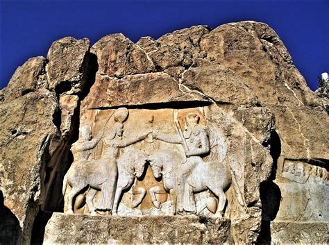 Sassanid Rock Relief, Naqsh-e-Rostum, Iran – Inika Art