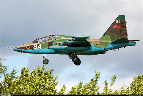 84 | Sukhoi Su-25UB Frogfoot | Belarus - Air Force | Sots Aliaksandr | JetPhotos