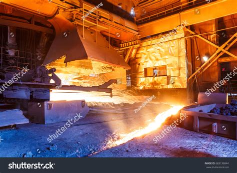 Blast Furnace Smelting Liquid Steel Steel Stock Photo 683136844 | Shutterstock