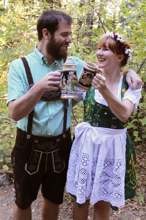 Couples Costume: Oktoberfest - Paint the Gown Red | Oktoberfest outfit, Oktoberfest costume ...