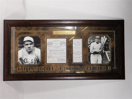 ShopTheSalvationArmy - "Curse of The Bambino" Framed Pictures #SB020 (650)