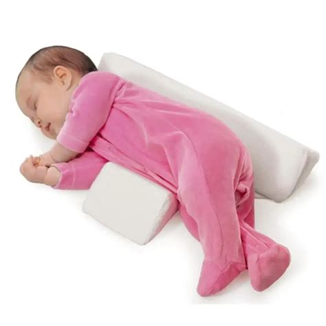 1PC Baby Shaping Pillow Side Sleeper Anti Roll Pillow Adjustable Infant ...