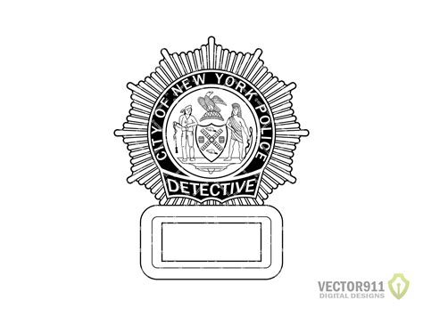 Nypd Detective Police Badge