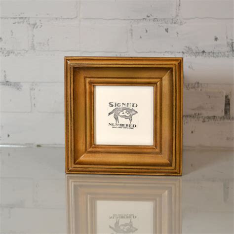 5x5 Square Picture Frame in Scully Style and by signedandnumbered