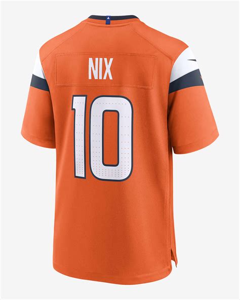 Bo Nix Denver Broncos Men's Nike NFL Game Football Jersey. Nike.com