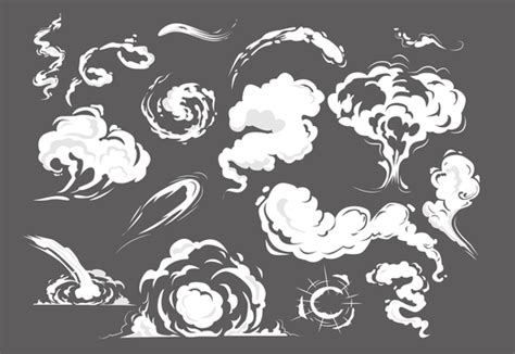 Comic Smoke Vector Art PNG Images | Free Download On Pngtree