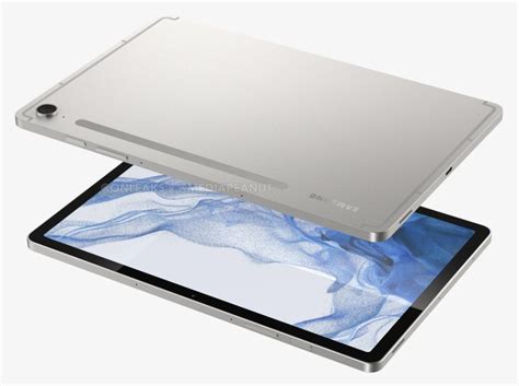 Samsung Galaxy Tab S9 FE and Galaxy Tab S9 FE Plus renders surface