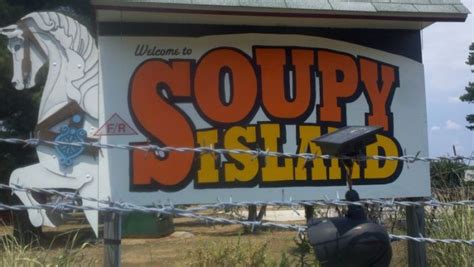 Soupy Island | Island, Thorofare, Entrance sign