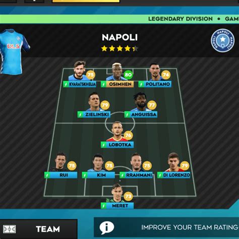 Napoli players were legit robbed with those stats : r/DreamLeagueSoccer