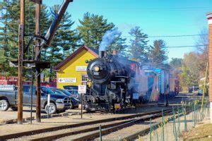 Visiting the Conway Scenic Railroad Station in North Conway, New Hampshire