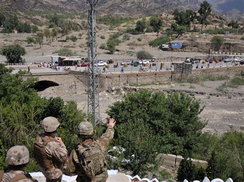 Torkham, pictured here, is one of the major border crossings of Afghanistan and Pakistan on the ...