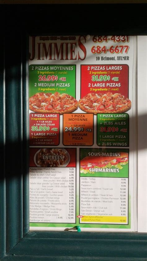 Jimmie's Pizza | 10 Rue Belmont, Gatineau, QC J9H 6J5, Canada