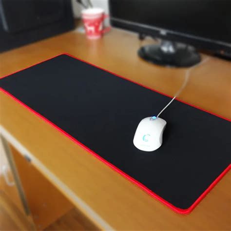 Hot Sell Large Game Mouse Pad Red/orange Locked Edge Thickness of 5.5 ...