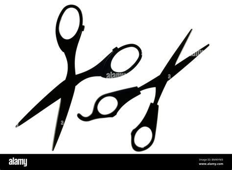 Scissors silhouette hi-res stock photography and images - Alamy