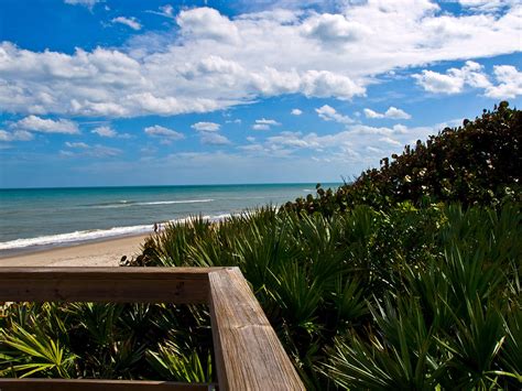 Melbourne Beach On The East Coast Of Florida Photograph by Allan Hughes