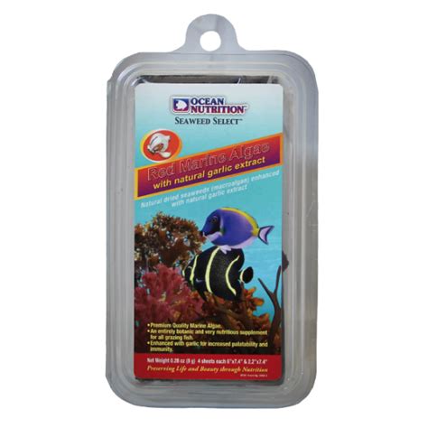 Ocean Nutrition Seaweed Red algi 8g | Sklep Amazing Reef | pożywienie dla morskich ryb