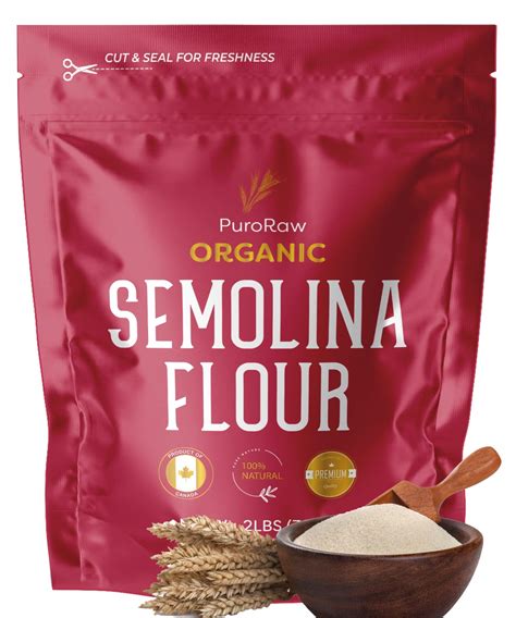 Buy Semolina Flour, 2lb, Semolina Flour for Pasta Flour, Durum Flour ...