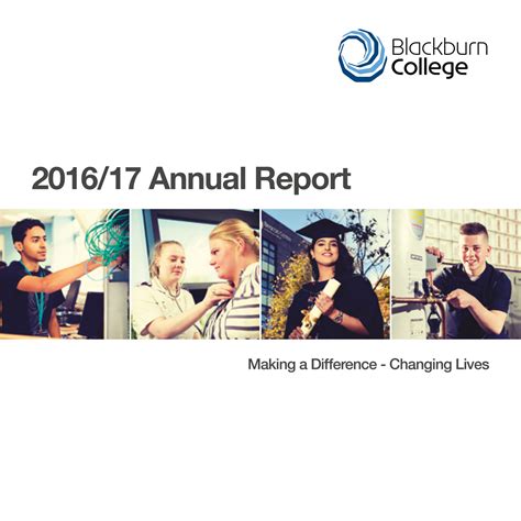 Blackburn College - 2016/17 Annual_Report - Page 1 - Created with Publitas.com