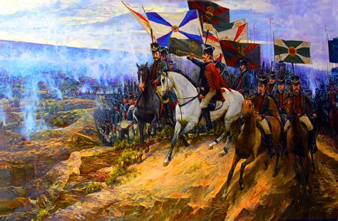 Russian hussars at the Battle of Borodino Battle Of Borodino, War Of ...