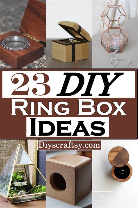 23 DIY Ring Box Ideas For Gift-giving - DIYsCraftsy