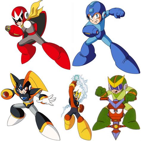 My Favorite Megaman Characters by AstroBoy122 on deviantART | Man character, Mega man, Mario ...