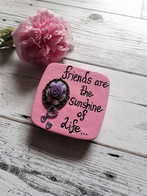 Small pebble friendship gift, with friendship quote. Perfect little ...