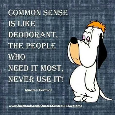 Droopy Meme on Common Sense