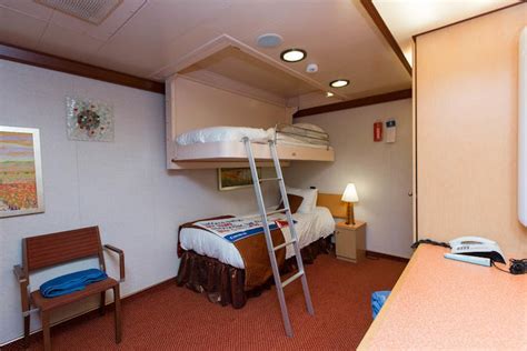 Interior Cabin with Bunk Beds on Carnival Dream Cruise Ship - Cruise Critic