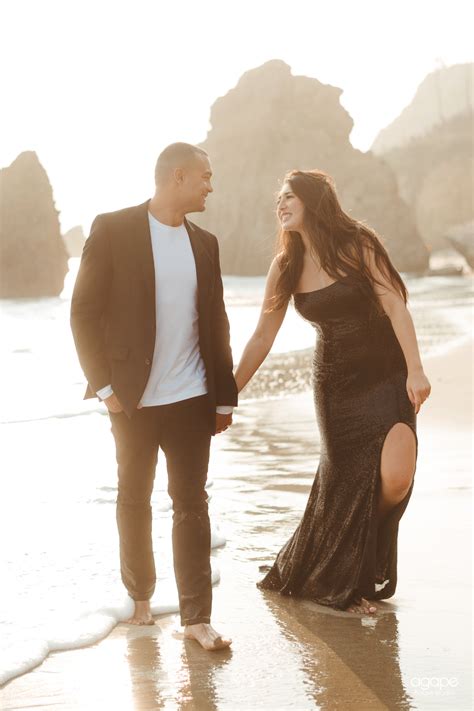 El Matador Beach Engagement Photos | Agape House Studio