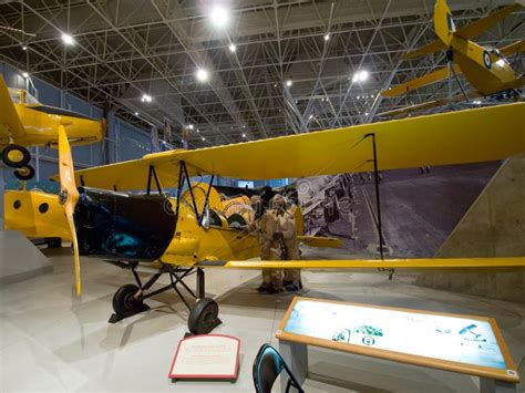 Museum Of Aviation. Exhibition Of Aircraft Exhibits Editorial Photo - Image of center, historic ...