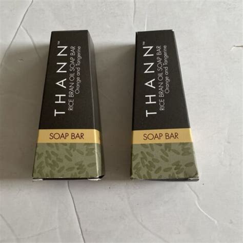 THANN Rice Bran Oil Soap Bar Travel Size Aromatic Wood 1.3 oz. Lot of 2 | eBay