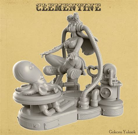 ArtStation - Clementine - Pinshape Character Modeling Contest, Gokcen ...