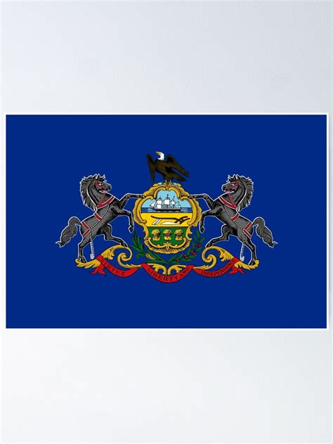 "Flag of Pennsylvania" Poster by Countries-Flags | Redbubble