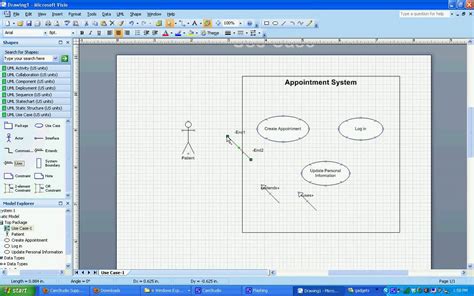 UML Use Case Diagrams in Visio 2007 - YouTube