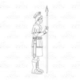 Abeka | Clip Art | Roman Soldier—with spear