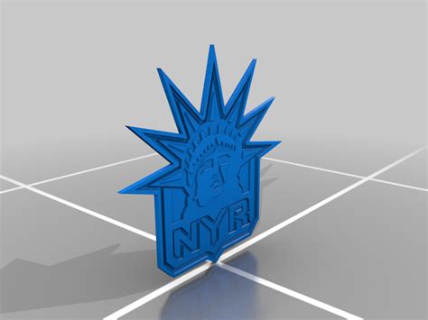 Free 3D file New York Rangers Alternate Logo・3D printing design to ...