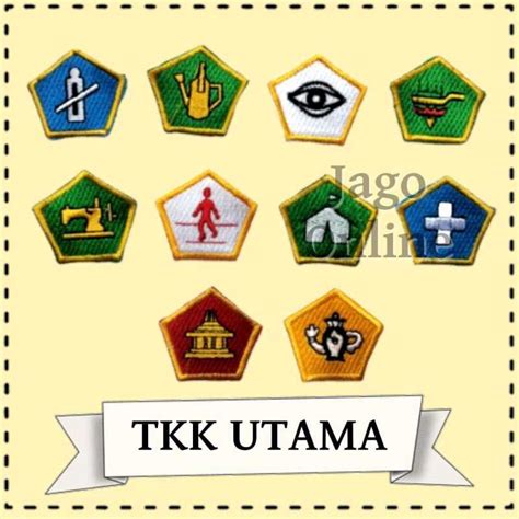 Jual Bet Badge Logo Tanda Kecakapan Khusus TKK Penggalang Penegak ...