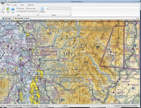 Alpha Screenshot: Aeronautical Charts | TrueNorth Geospatial