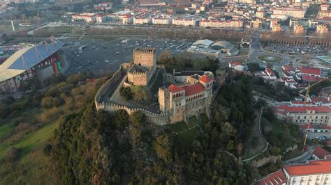 Impressive View Of The Iconic Leiria Castle In Portugal - aerial shot 14637046 Stock Video at ...