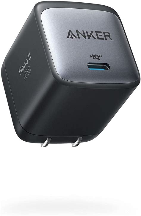 USB C Charger, Anker Nano II 45W Fast Charger Adapter, PPS Supported, GaN II Foldable Compact ...