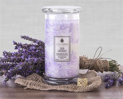 Calm Lavender Candle - Jewelry Candles | JewelScent | Jewelry candles ...