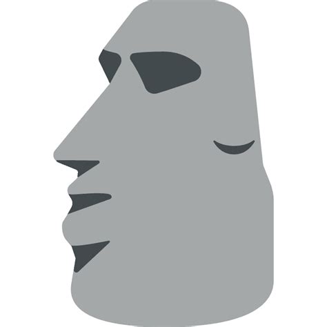 Moai emoji clipart. Free download transparent .PNG | Creazilla