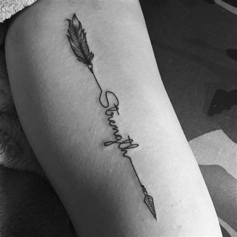 33 Tattoos That Prove How Powerful 1 Word Can Be #tattooquotes | Arrow ...