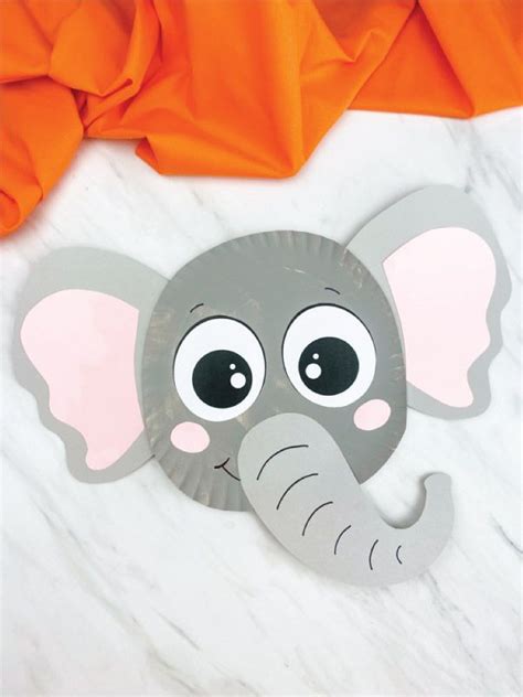 See how simple it is to make this paper plate elephant craft with the ...