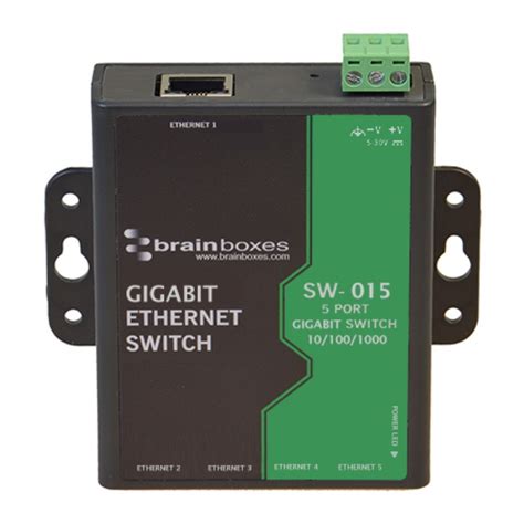 Gigabit Ethernet Switch - Brainboxes