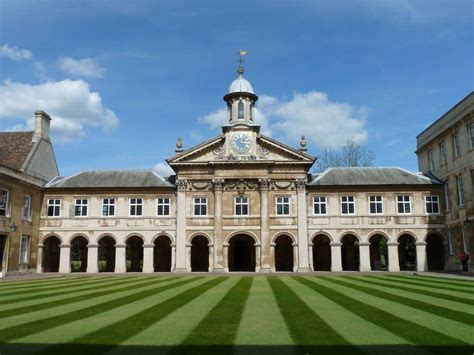 Emmanuel College, Cambridge. The Chapel (1688) designed by Cristopher ...