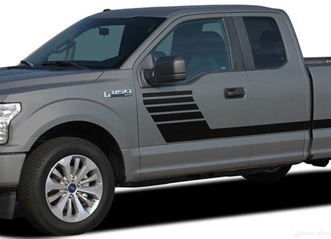 2015-2020 Ford F-150 Decals | F150 Lead Foot Stripes | F150 Graphics | Auto Motor Stripes Decals ...