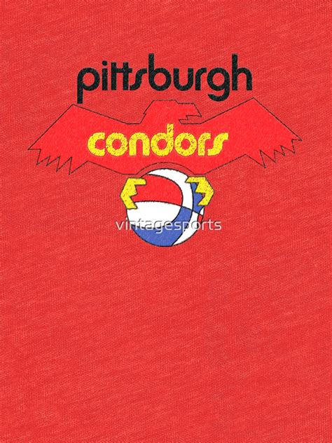 "Pittsburgh Condors Vintage" T-shirt by vintagesports | Redbubble