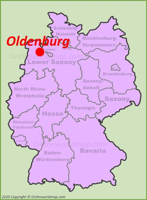 Oldenburg Map | Germany | Maps of Oldenburg