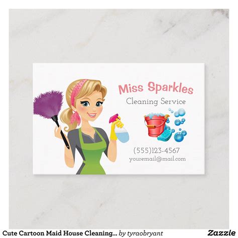 house cleaning service cards - Columbus Stearns